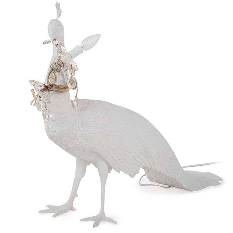 Напольный светильник Seletti Peacock Белый в Рязани | Loft Concept 
