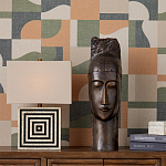 Настольная лампа с квадратным основанием и прямоугольным абажуром Neat Lines варинант исполнения - 5 | Loft Concept в Рязани