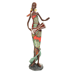Фигурка негритянка с барабаном Ethno girl варинант исполнения - 1 | Loft Concept в Рязани