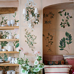 Обои ручная роспись Botanical Studies Cutter colourway варинант исполнения - 3 | Loft Concept в Рязани