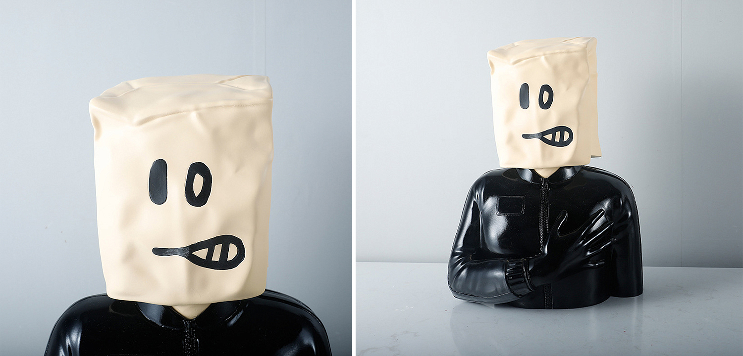 Статуэтка Banksy Package on Head Статуэтка Banksy Package on Head - Loft-Concept в Рязани