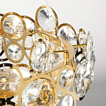 Люстра подвесная из золотых колец 57 см Golden Circles варинант исполнения - 8 | Loft Concept в Рязани