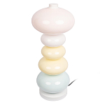 Настольная лампа из стеклянных сфер в пастельных тонах Высота 48 см Pastel Lunaria варинант исполнения - 2 | Loft Concept в Рязани