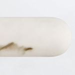 Бра для ванных комнат вертикальное с вытянутым плафоном из алебастра Hinkley варинант исполнения - 5 | Loft Concept в Рязани