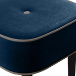 Квадратный мягкий пуф на черных ножках Winton Pouf Square варинант исполнения - 10 | Loft Concept в Рязани