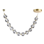 Подвесной светильник из прозрачных шаров Bubbles Bocci варинант исполнения - 5 | Loft Concept в Рязани