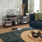 ТВ-тумба стальная с полками Chad TV-Stand варинант исполнения - 5 | Loft Concept в Рязани