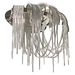 Бра с металиическими цепочками и дугообразными элементами Atlantis Chain варинант исполнения - 5 | Loft Concept в Рязани