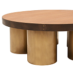 Круглый кофейный стол Stokes Coffee Table варинант исполнения - 3 | Loft Concept в Рязани