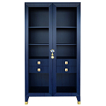 Дизайнерский шкаф витрина Elsa Dreams Blue с 4-мя ящиками варинант исполнения - 9 | Loft Concept в Рязани