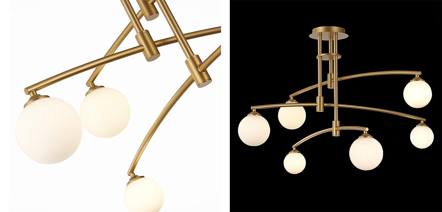 Люстра Glendon Chandelier 6 Balls Люстра Glendon Chandelier 6 Balls - Loft-Concept в Рязани