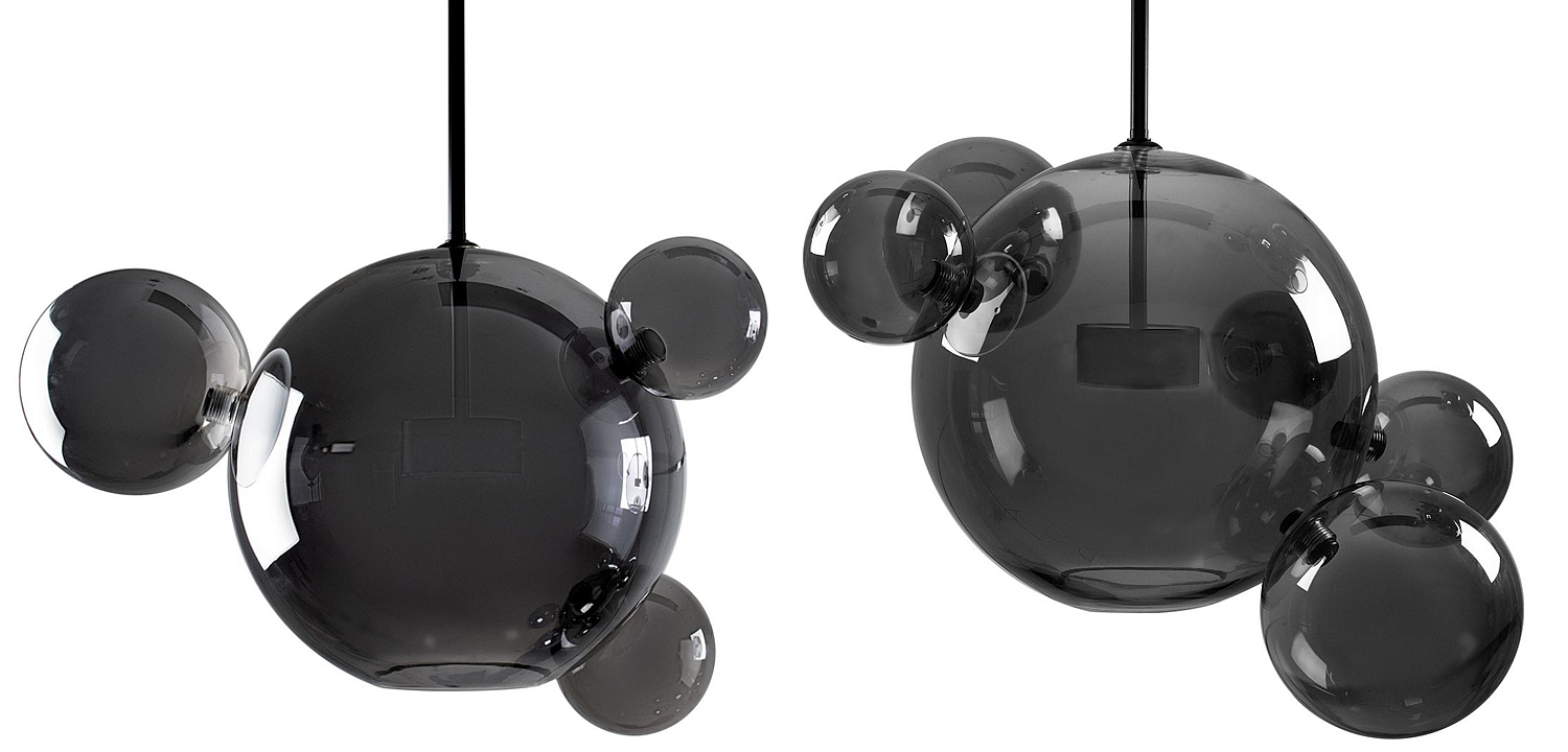 Люстра Bolle Circular Chandelier 14 BUBBLE Giopato & Coombes smoky Люстра Bolle Circular Chandelier 14 BUBBLE Giopato & Coombes smoky - Loft-Concept в Рязани