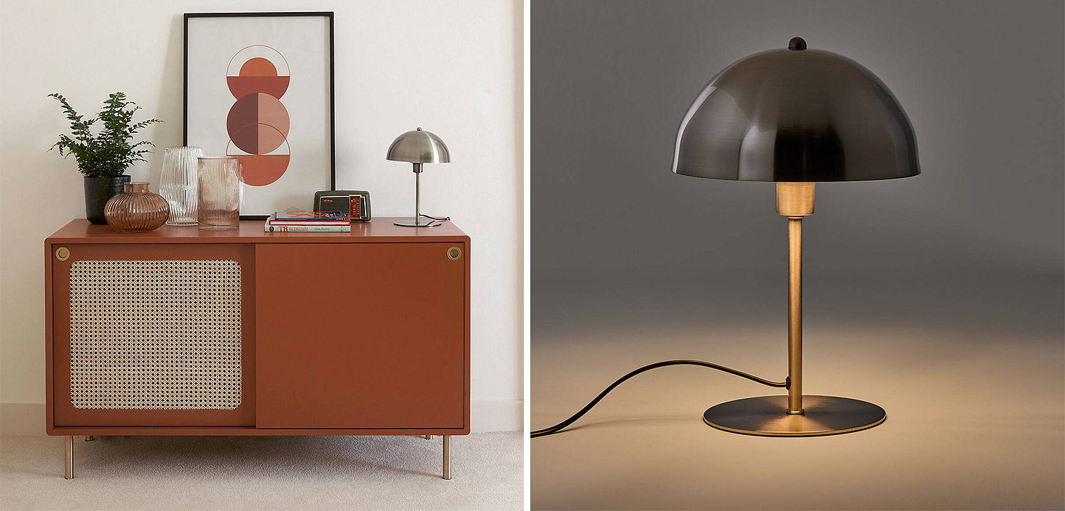 Настольная лампа Umbel Table Lamp Gray Настольная лампа Umbel Table Lamp Gray - Loft-Concept в Рязани