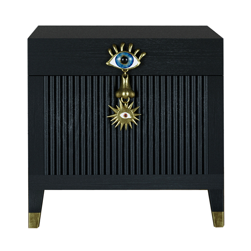 Сундук Eye Elsa Dreams Black Черный Золотой Сундук Eye Elsa Dreams Black Черный Золотой в Рязани | Loft Concept