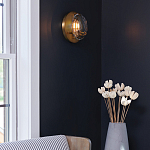 Бра округлой формы с многогранным стеклянным плафоном Hinkley варинант исполнения - 11 | Loft Concept в Рязани