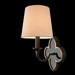 Бра с белым текстильным абажуром и фигурным основанием с зеркальной вставкой Vitorino варинант исполнения - 15 | Loft Concept в Рязани