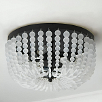 Потолочный светильник круглый с стеклянными бусинами Uniformity варинант исполнения - 3 | Loft Concept в Рязани