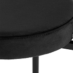 Табурет с мягким круглым сиденьем RIO Black варинант исполнения - 3 | Loft Concept в Рязани