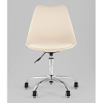 Офисный стул на металлическом основании EGGERY Beige пластик варинант исполнения - 5 | Loft Concept в Рязани