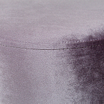 Пуф фиолетовый велюр на золотом металлическом основании Golden Belt варинант исполнения - 4 | Loft Concept в Рязани