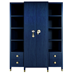 Большой шкаф с витриной Elsa Dreams Blue варинант исполнения - 7 | Loft Concept в Рязани