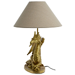 Настольная лампа с абажуром Дракон Golden Dragon Lamp Beige варинант исполнения - 2 | Loft Concept в Рязани