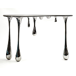 Дизайнерская Консоль Melting Silver Console Zhipeng Tan варинант исполнения - 1 | Loft Concept в Рязани