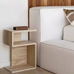 Дизайнерский журнальный стол фигурный с полками Gulip варинант исполнения - 2 | Loft Concept в Рязани