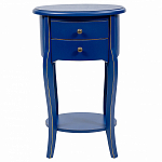 Синяя тумба на фигурных ножках Shelby варинант исполнения - 1 | Loft Concept в Рязани