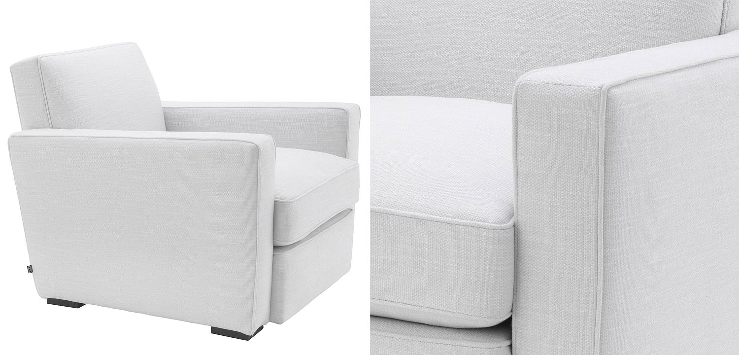 Кресло Eichholtz Chair Edmond white Кресло Eichholtz Chair Edmond white - Loft-Concept в Рязани