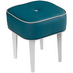 Квадратный мягкий пуф на белых ножках Winton Pouf Square варинант исполнения - 13 | Loft Concept в Рязани