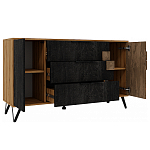 Комод с 3-мя ящиками и дверцей Stone Effect варинант исполнения - 4 | Loft Concept в Рязани