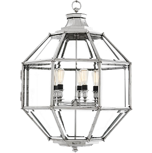 Люстра Lantern Owen Nickel L