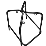 Барный стул со спинкой и подлокотниками на 4-х металлических ножках Douglas Rhombus Серый Велюр варинант исполнения - 6 | Loft Concept в Рязани