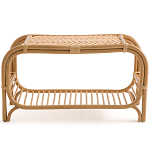 Скамья для прихожей из стеблей ротанга Willa Rattan Bench варинант исполнения - 3 | Loft Concept в Рязани