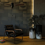 Гипсовая 3D Панель M-08 варинант исполнения - 2 | Loft Concept в Рязани