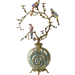 Бронзовый подсвечник Птичий рай Flora варинант исполнения - 1 | Loft Concept в Рязани