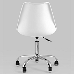 Офисный стул на металлическом основании EGGERY White варинант исполнения - 5 | Loft Concept в Рязани