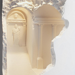 Встраиваемый в стену гипсовый светильник под покраску в античном стиле Antiquity Athena варинант исполнения - 9 | Loft Concept в Рязани