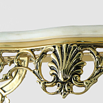 Консоль из бронзы с мраморной столешницей Bronze De Console варинант исполнения - 1 | Loft Concept в Рязани