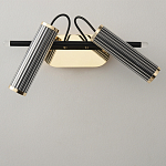 Бра с двумя цилиндрическими плафонами на магнитном креплении Bronze Concert варинант исполнения - 3 | Loft Concept в Рязани