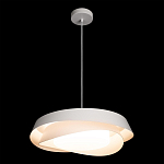 Подвесной светильник круглый белого цвета из металла Vita Cuna варинант исполнения - 4 | Loft Concept в Рязани