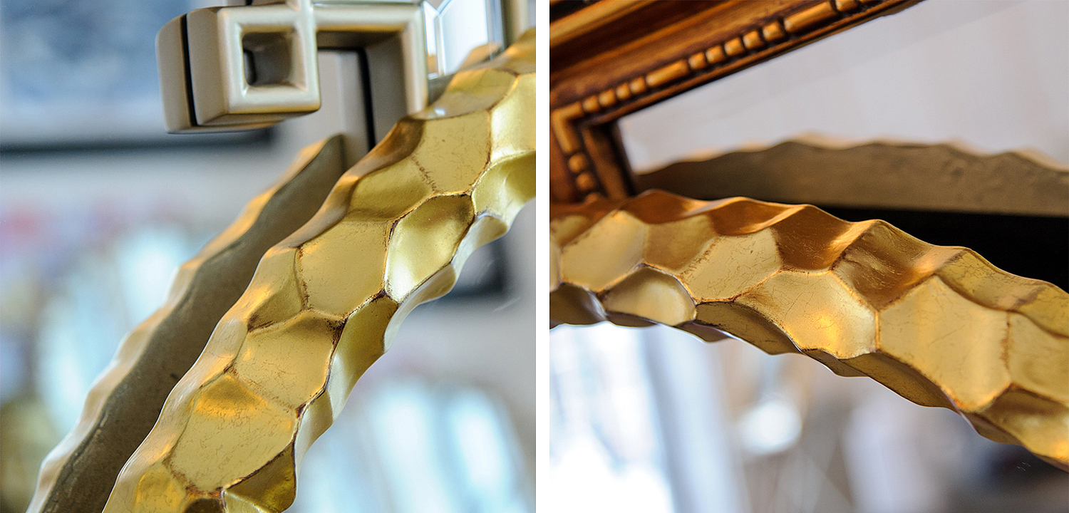 Зеркало Reginald Mirror round gold Зеркало Reginald Mirror round gold - Loft-Concept в Рязани