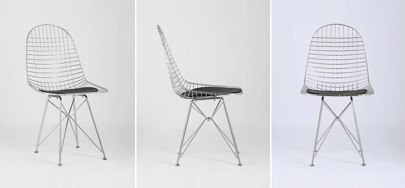 Стул Bertoia S Chair Хромированный Металл Стул Bertoia S Chair Хромированный Металл - Loft-Concept в Рязани