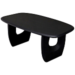 Кофейный стол из массива акации Veras Coffee Table Black варинант исполнения - 1 | Loft Concept в Рязани