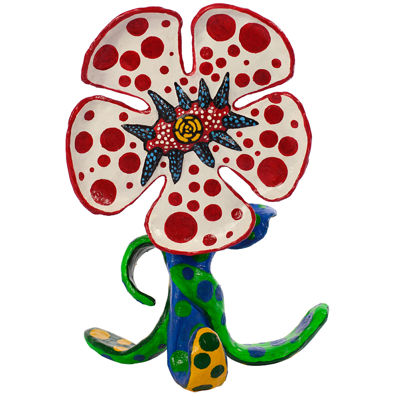 Декоративная статуэтка Yayoi Kusama Flowers that Bloom at Midnight Red Мульти Декоративная статуэтка Yayoi Kusama Flowers that Bloom at Midnight Red Мульти в Рязани | Loft Concept