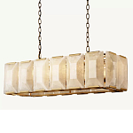 Люстра с абажуром из прямоугольных мраморных панелей Calling to Shine варинант исполнения - 3 | Loft Concept в Рязани