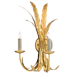 Бра с каркасом в виде пучка золотых перьев Bunch of Feathers варинант исполнения - 2 | Loft Concept в Рязани