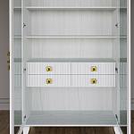 Дизайнерский шкаф витрина Elsa Dreams White с 4-мя ящиками варинант исполнения - 6 | Loft Concept в Рязани