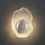 Бра с рельефным волнообразным стеклянным плафоном и вставкой из мрамора Liquid Stone варинант исполнения - 9 | Loft Concept в Рязани